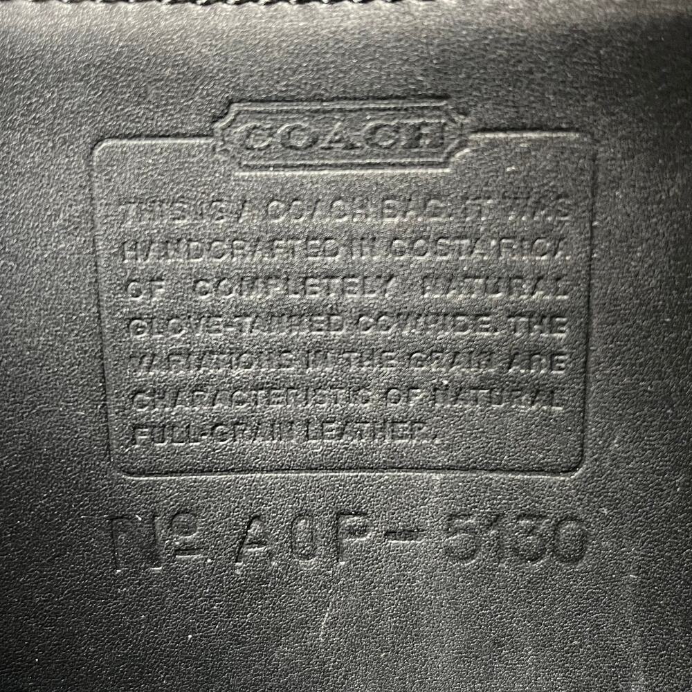 Vintage Coach Station Bag 5130 Black Costa Rica 2000 - Picture 9 of 10
